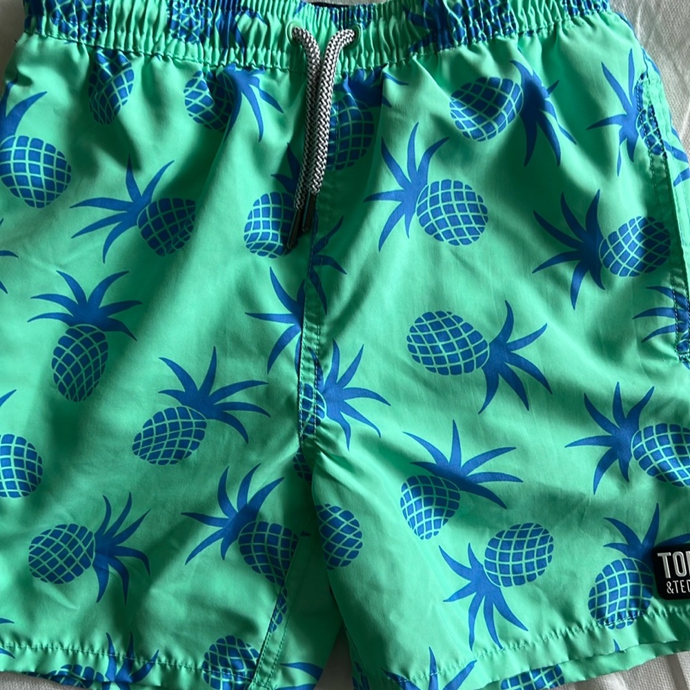 Tom and Teddy size 7/8 boys bathing suit